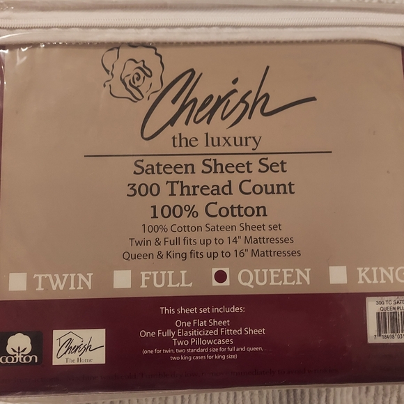 Cherish the Luxury Queen Sateen Sheet Set - Picture 2 of 5